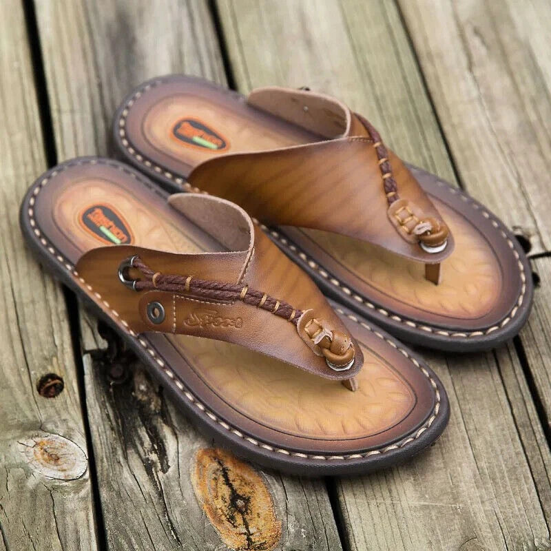 Men's Flip-flops Summer Outdoor Comfortable Slippers Casual Beach Flats Slides