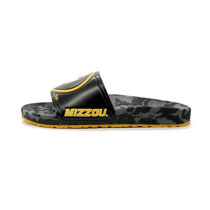 University of Missouri Mizzou Tigers NCAA Sandals - Beach Slides - Pool Slippers
