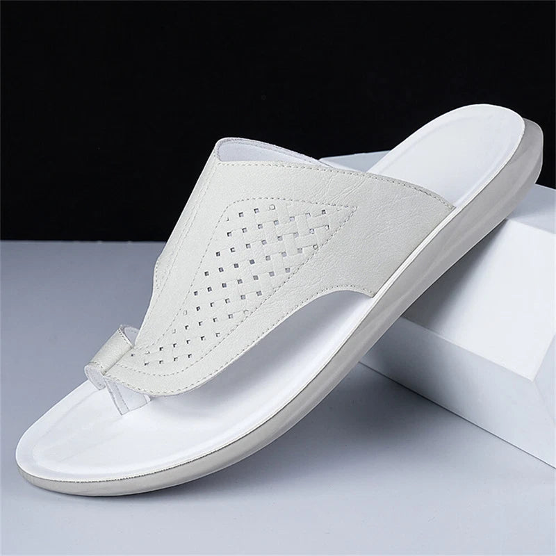 Men's Slides Slippers Comfort Casual Flip Flops Summer Fisherman Sandals for Men