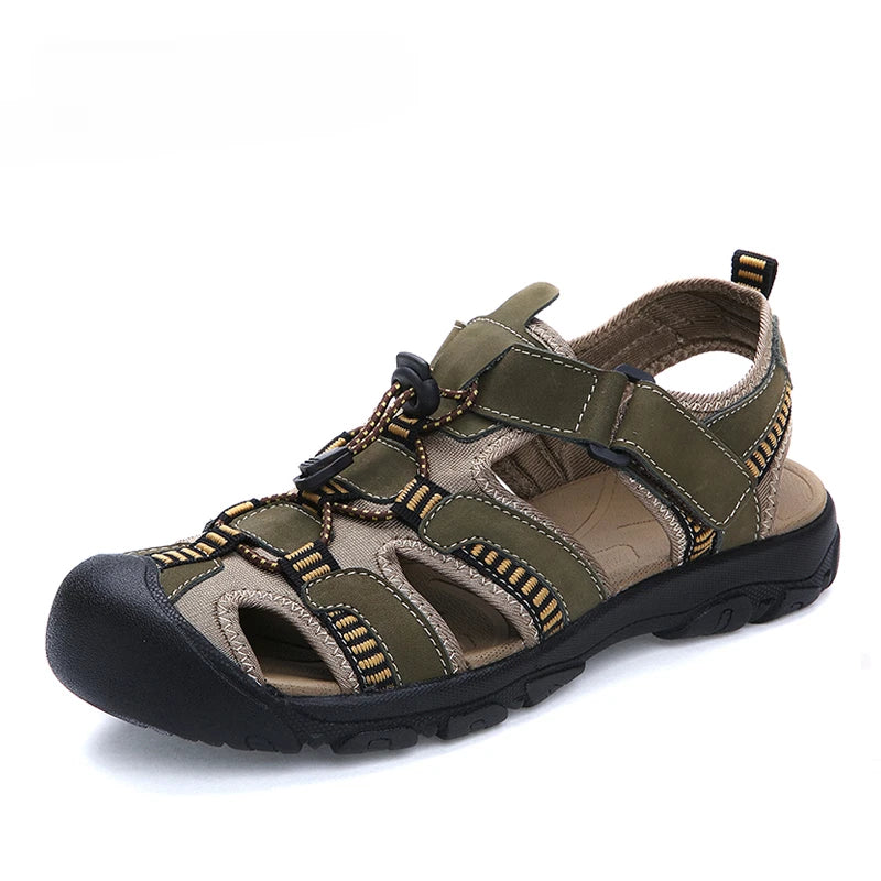Men's Sandals Beach Slippers Comfortable Non-slip Water Shoes Flat Casual Shoes
