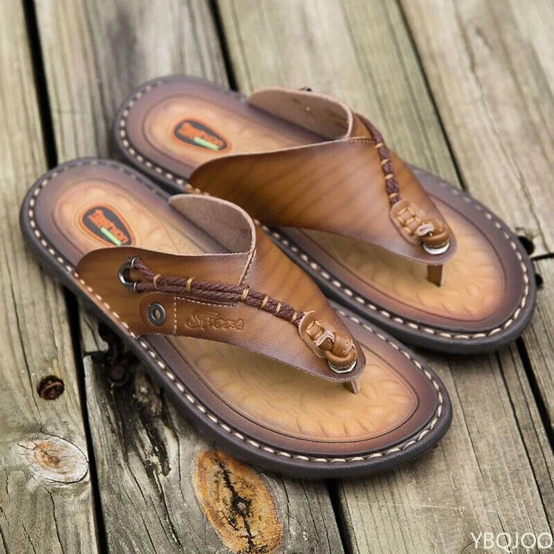 Men's Flip-flops Summer Outdoor Comfortable Slippers Casual Beach Flats Slides