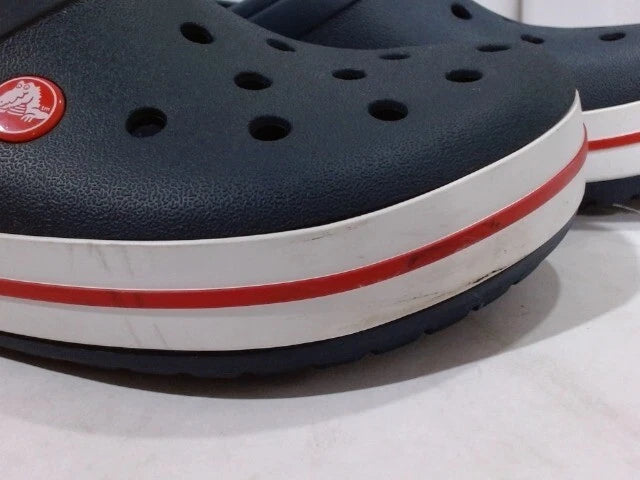UsedVeryGood_Crocs Unisex Men's and Women's Crocband Clog,_Navy_Sz11 Women/9 Men