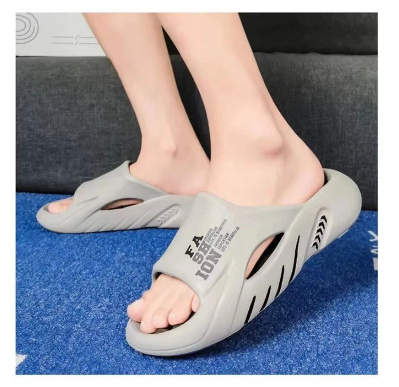 Summer Men Massage Slippers Sides Indoor Outdoor Sandals Beach Casual Shoes