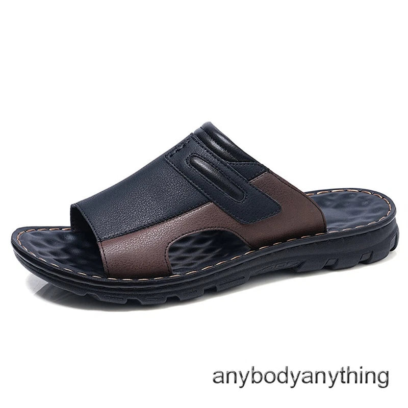 Summer Men's Slide Sandal Comfort Athletic Slippers Outdoor Beach Sandals Casual