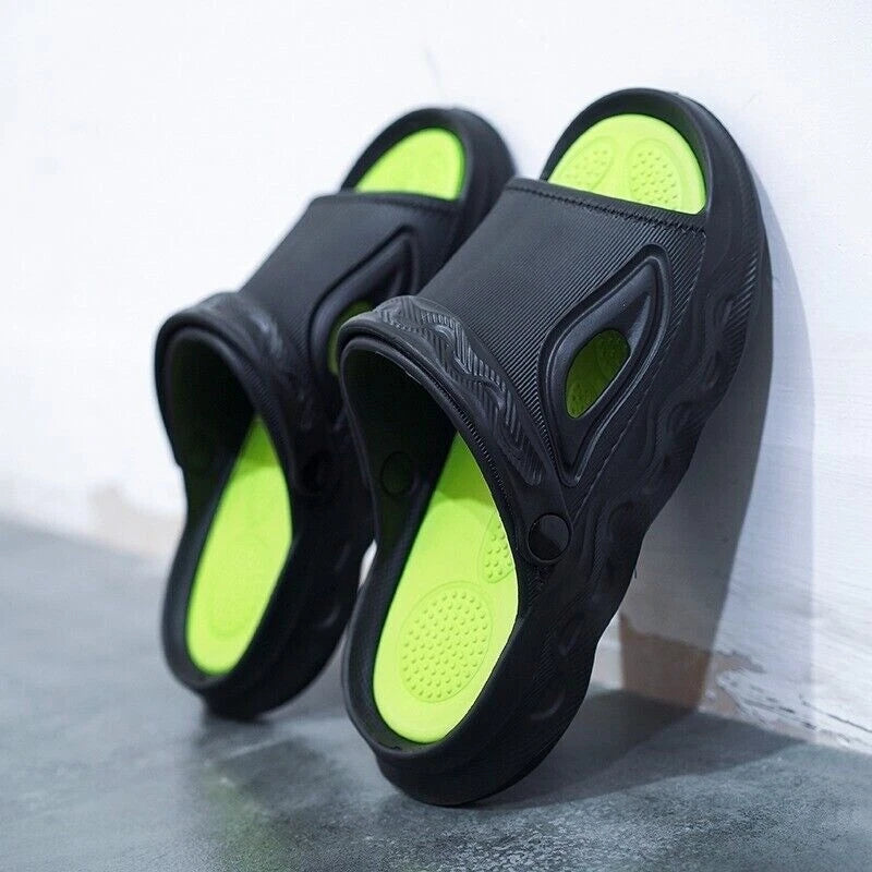Men's Sandals Quick Dry Non-Slip Slide Slippers Water Shoes Sports Sandals