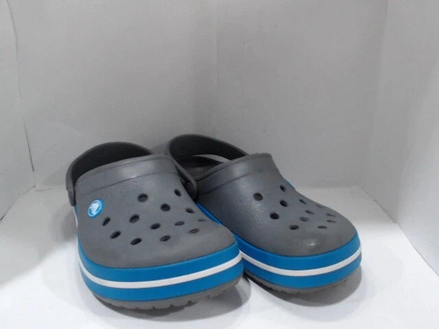 UsedVeryGood_Crocs Unisex-Adult Crocband Clog, Charcoal/Ocean, 5 Men/7