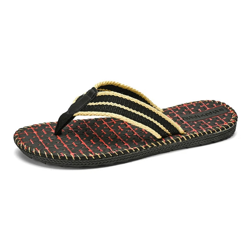 Men's Flip Flops Sandals Beach Shoes Soft and Non-slip Outdoor Indoor Slippers
