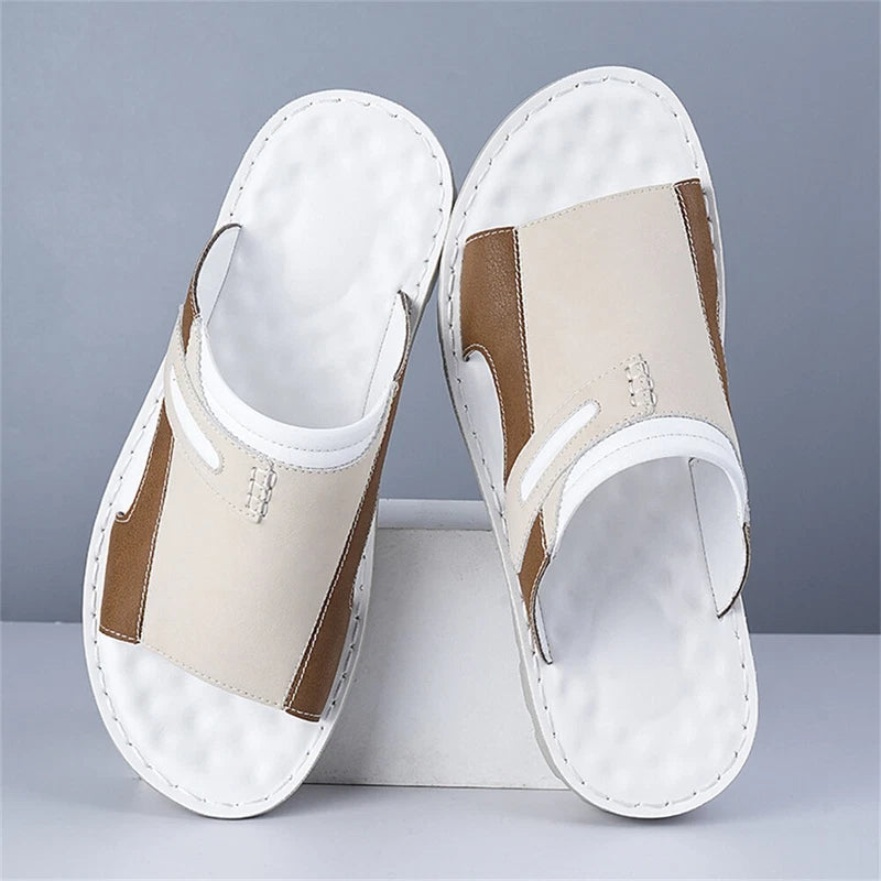 Summer Men's Slide Sandal Comfort Athletic Slippers Outdoor Beach Sandals Casual