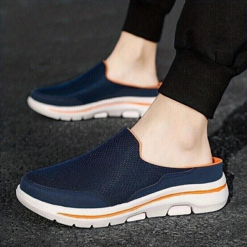Men/Women Slip On Mules Light Open Back Shoes Walking Shoes Closed Toe Slides