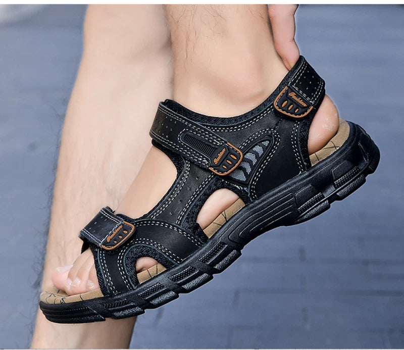 Summer Sandals Men Fashion Non-slip Beach Slipper Roman Casual Trekking Sneakers