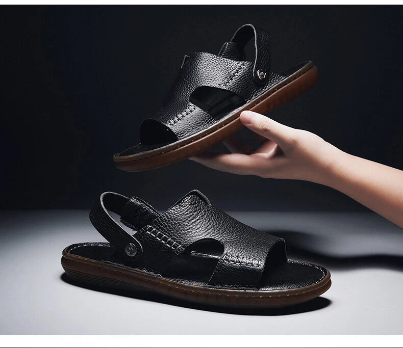 Men Sandals Summer Non-slip Outdoor Slippers Leisure Beach Light Casual Slides