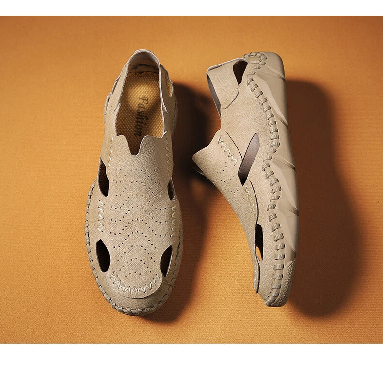 Summer Outdoor Beach Slipper Comfortable Sandals Leather Hiking Casual Shoes