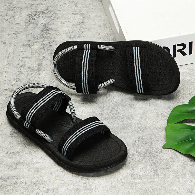 Men's Summer Beach Strap Gladiator Flat Sandals Casual Slippers Shoes Flip Flops