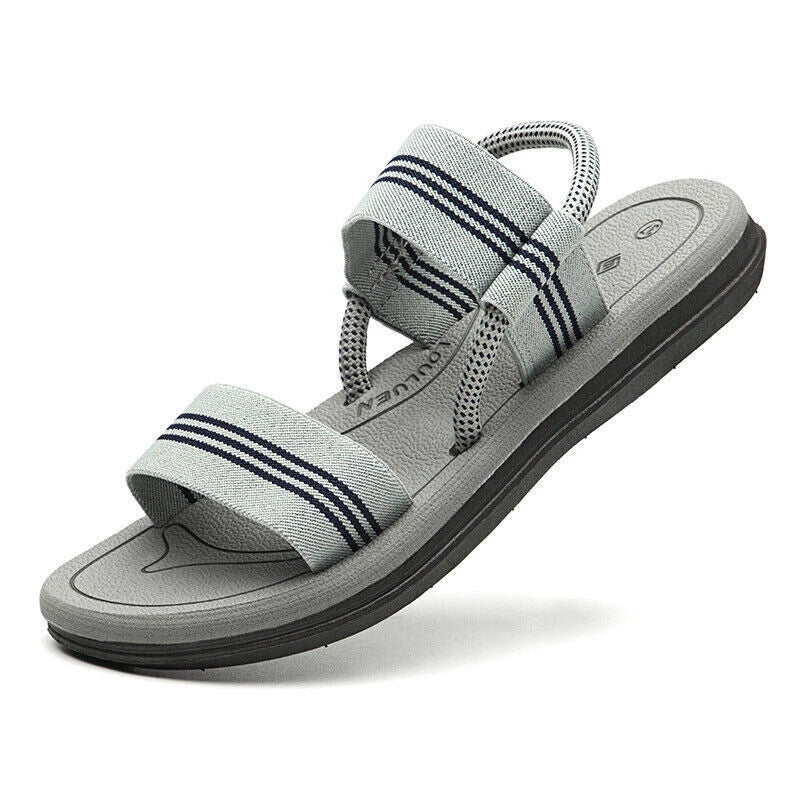 Men's Summer Beach Strap Gladiator Flat Sandals Casual Slippers Shoes Flip Flops
