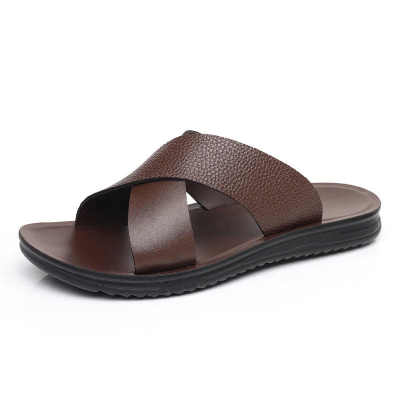 Men's Slip On Slides Sandals Summer Casual Slippers Outdoor Beach Sandals