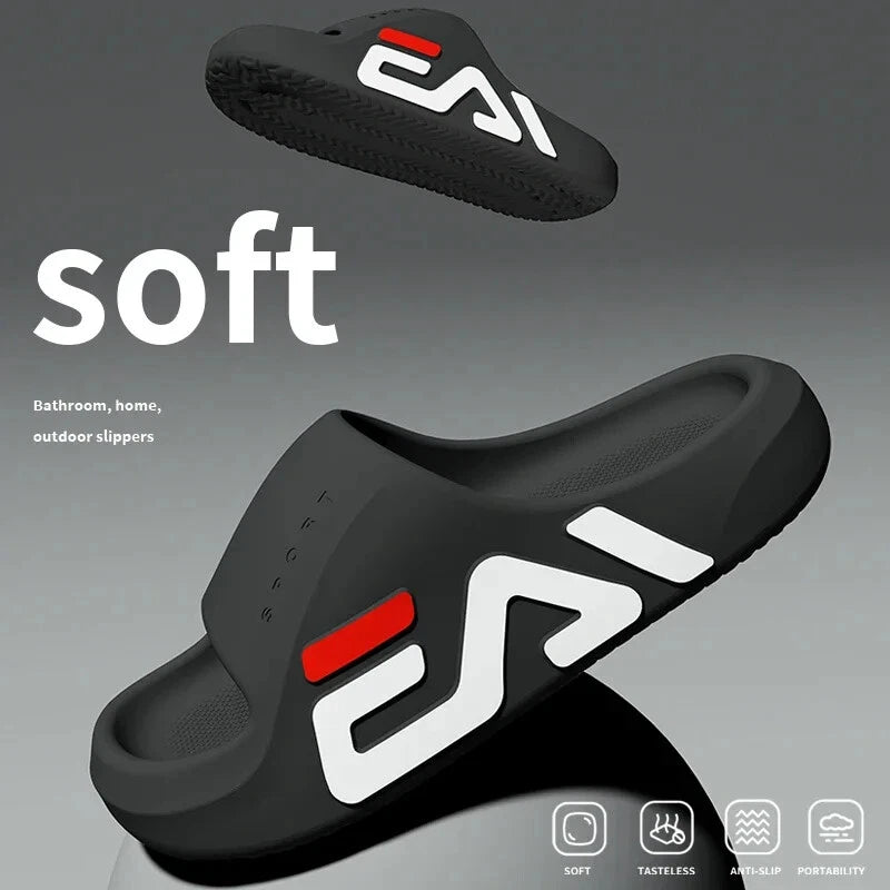 Men's EVA Air Cushion Sandals – Thick Sole Summer Beach Slippers