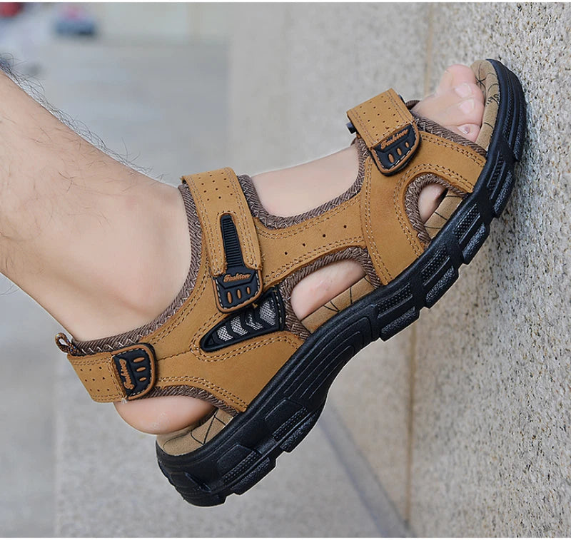 Summer Sandals Men Fashion Non-slip Beach Slipper Roman Casual Trekking Sneakers