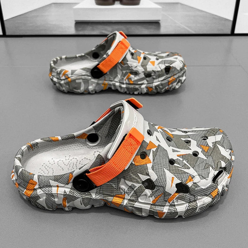 Men's Lightweight Beach Clogs, Sporty Water Sandals, Comfortable River Edge
