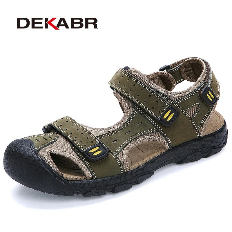 Men's Sandals Beach Slippers Comfortable Non-slip Water Shoes Flat Casual Shoes