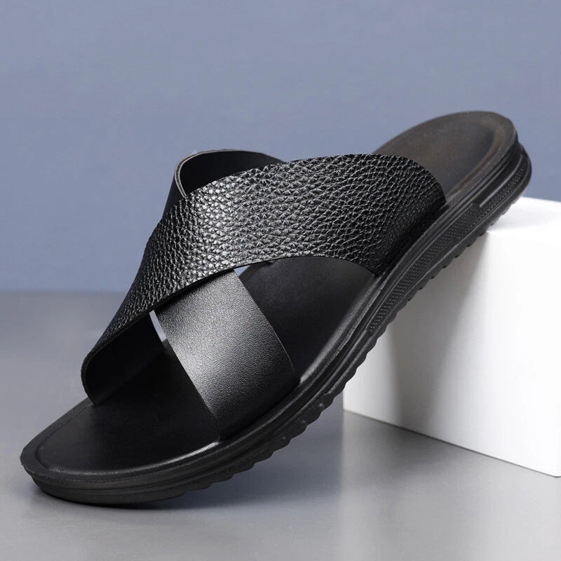 Men's Slip On Slides Sandals Summer Casual Slippers Outdoor Beach Sandals