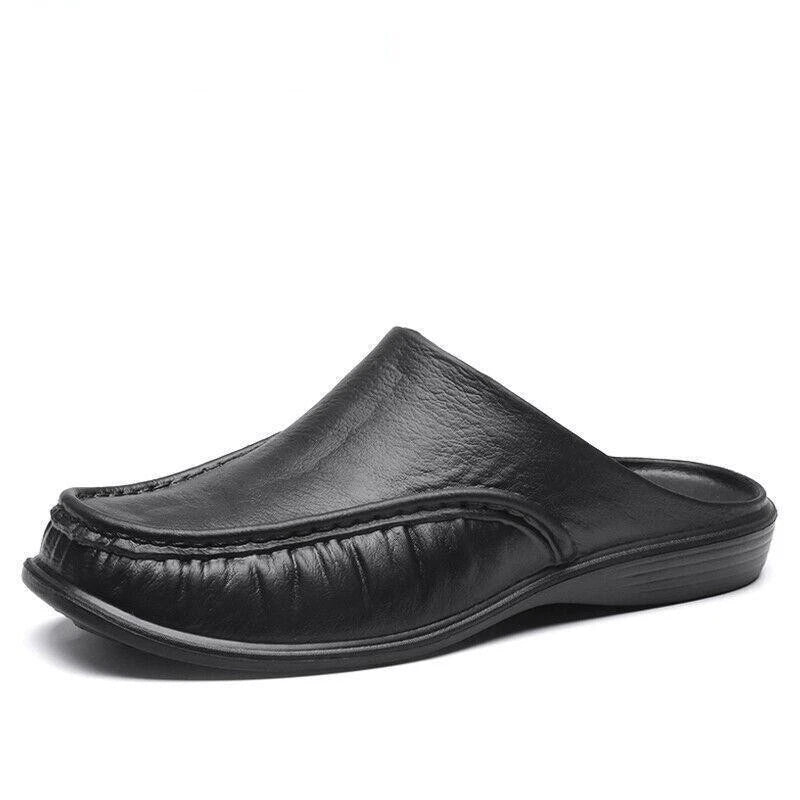 Men's Plus Size Slippers Slip On Flats Beach Close Toe Sandals Shoes
