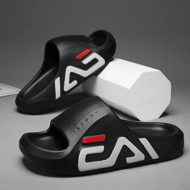 Men's EVA Air Cushion Sandals – Thick Sole Summer Beach Slippers