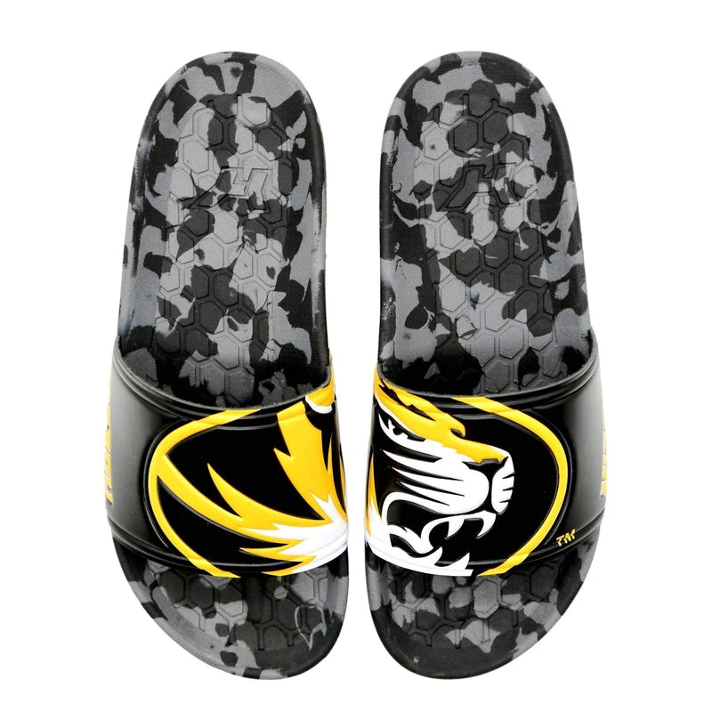 University of Missouri Mizzou Tigers NCAA Sandals - Beach Slides - Pool Slippers