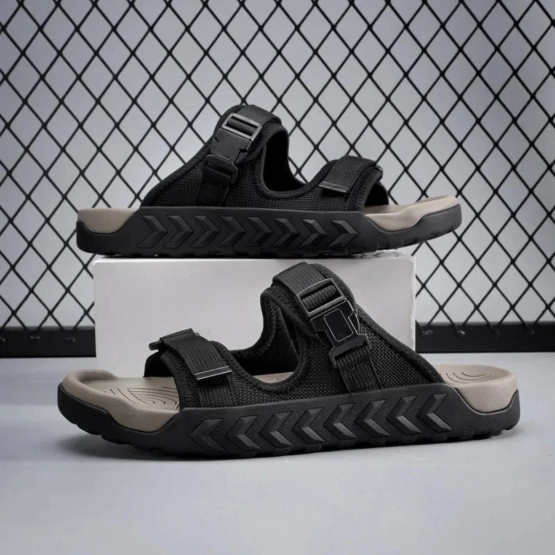 Men's Sports Slippers Outdoor Thick Sole Breathable Summer Beach Sandals