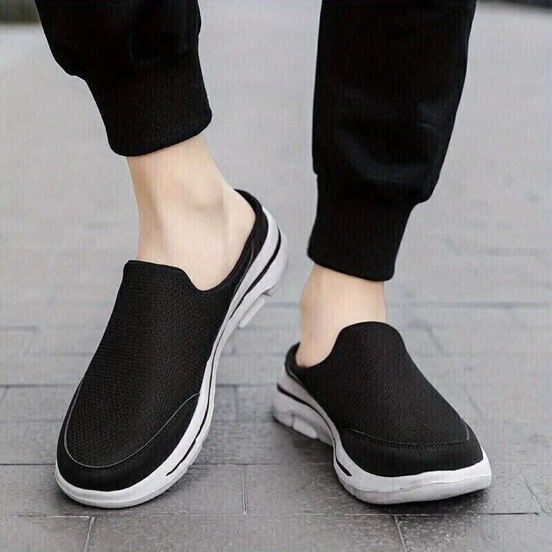 Men/Women Slip On Mules Light Open Back Shoes Walking Shoes Closed Toe Slides