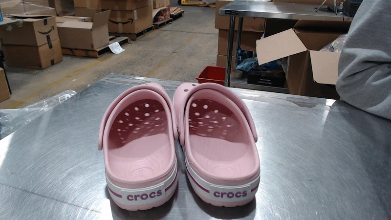UsedLikeNew_Crocs unisex adult Men's and Women's Crocband Clog, Pearl Pi_Pearl