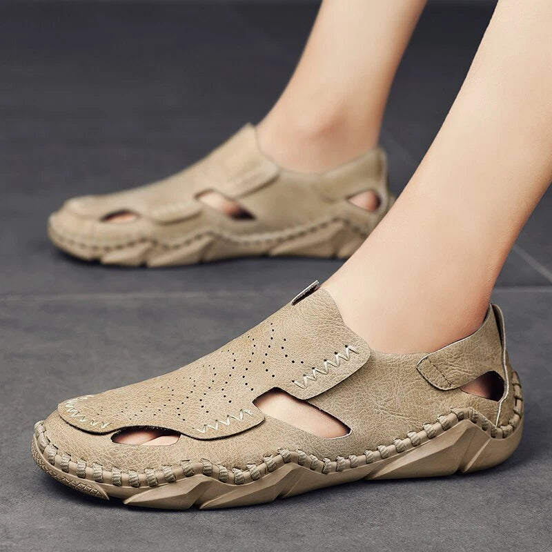 Summer Outdoor Beach Slipper Comfortable Sandals Leather Hiking Casual Shoes