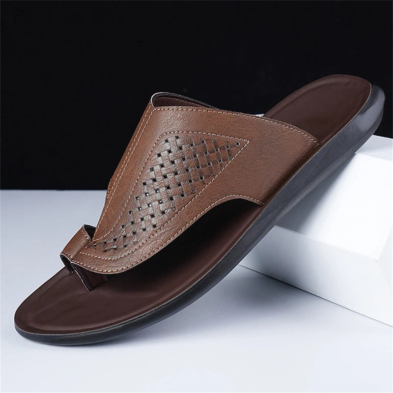 Men's Slides Slippers Comfort Casual Flip Flops Summer Fisherman Sandals for Men