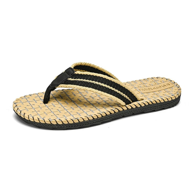 Men's Flip Flops Sandals Beach Shoes Soft and Non-slip Outdoor Indoor Slippers