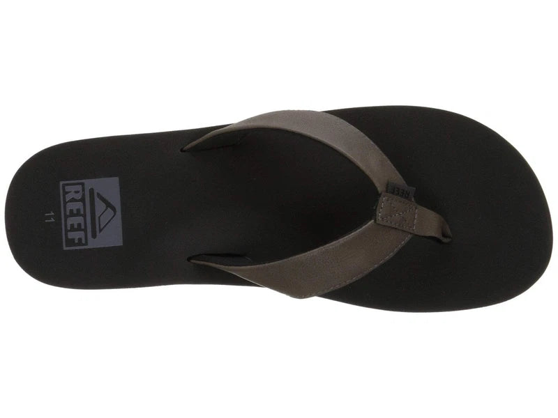 Reef Men's Size Grey TwinPin 2915 Sandals Flip Flops NEW!!!