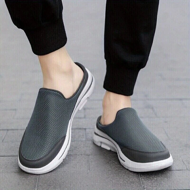 Men/Women Slip On Mules Light Open Back Shoes Walking Shoes Closed Toe Slides