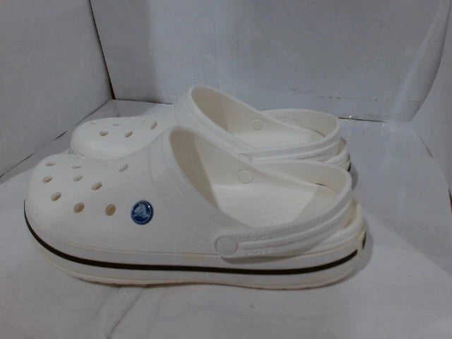 UsedVeryGood_Crocs Unisex-Adult Crocband Clog, White, 9 Wo_White_Sz9 Women/7 Men