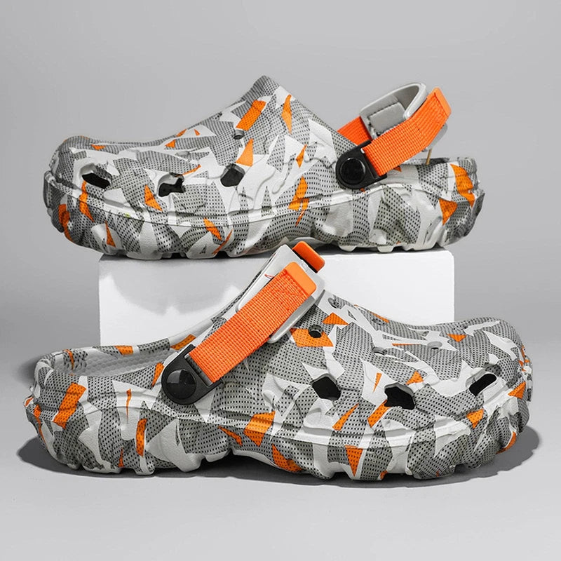Men's Lightweight Beach Clogs, Sporty Water Sandals, Comfortable River Edge