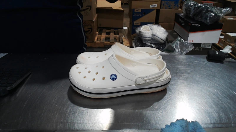 UsedGood_Crocs Unisex-Adult Crocband Clog, White, 9 Women/7 Men_White_Sz9
