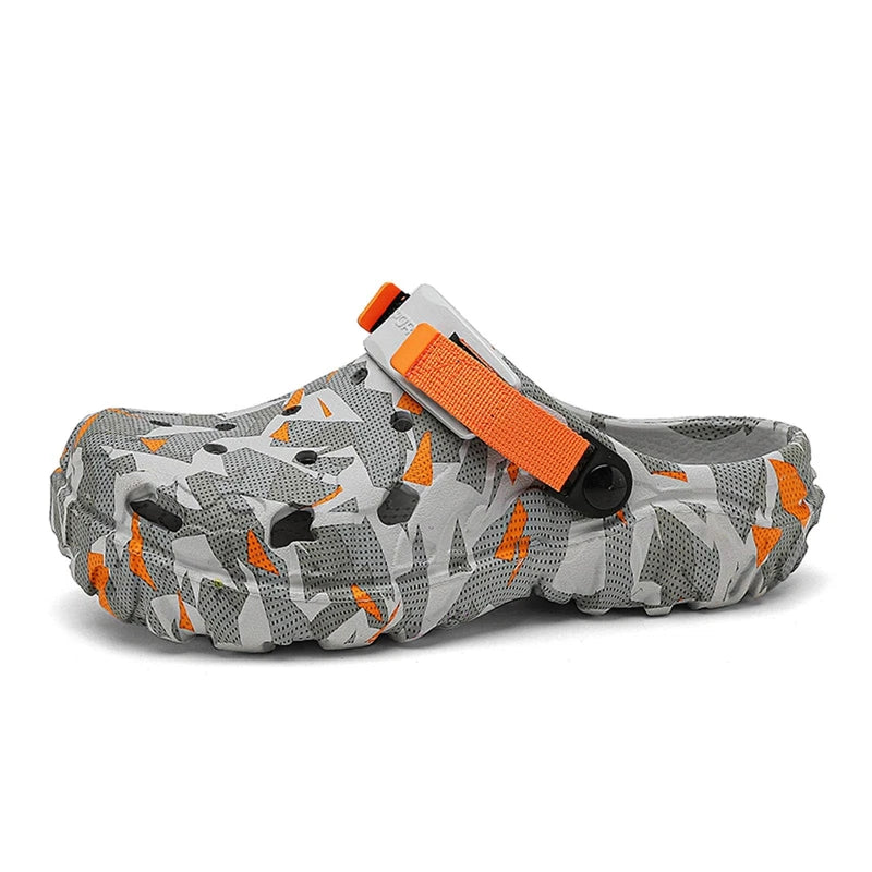 Men's Lightweight Beach Clogs, Sporty Water Sandals, Comfortable River Edge
