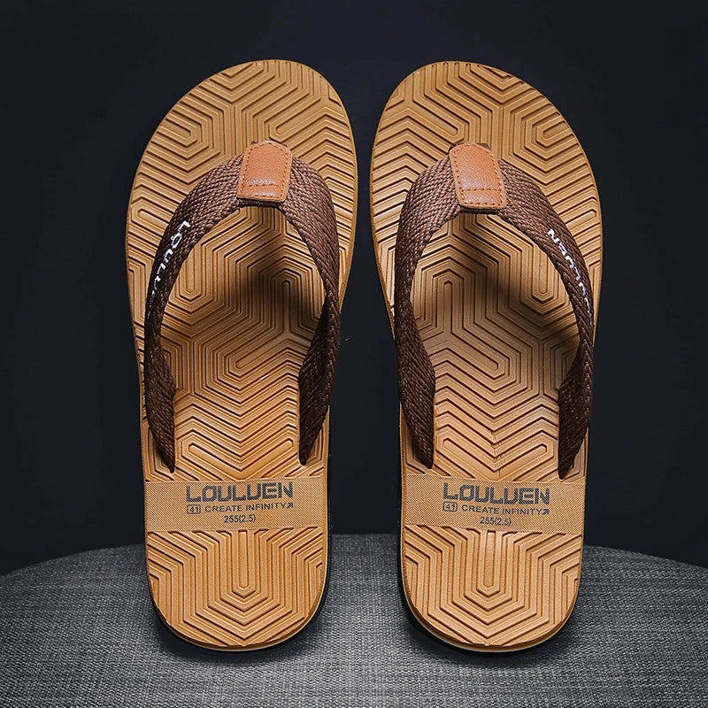 Men's New Flip Flops Super Comfortable and Fashionable Men's Summer Slippers
