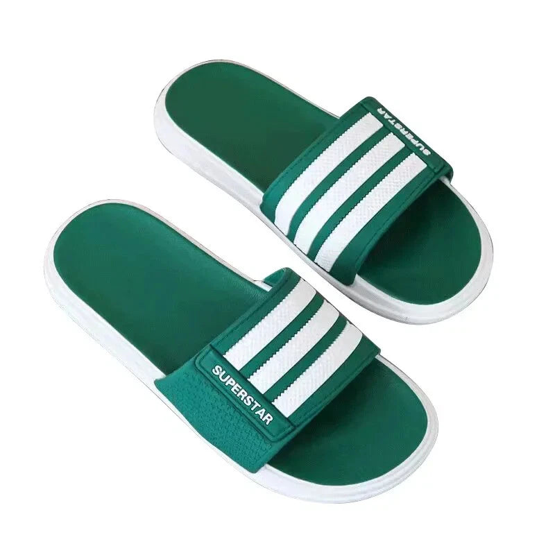 Men's Unique Outer Wear Summer Slippers Trendy Korean Style Beach Home Use