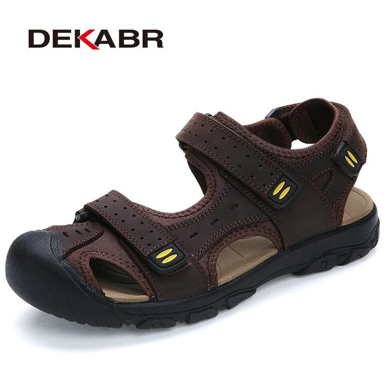 Men's Sandals Beach Slippers Comfortable Non-slip Water Shoes Flat Casual Shoes