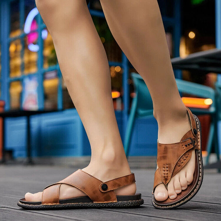 Summer Mens Slingbacks Slippers Thong Sandals Shoes Clip Toe Walking Sports 44 B