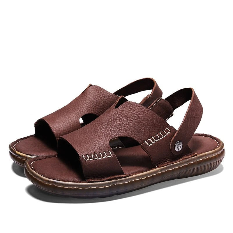 Men Sandals Summer Non-slip Outdoor Slippers Leisure Beach Light Casual Slides