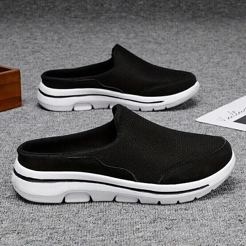 Men/Women Slip On Mules Light Open Back Shoes Walking Shoes Closed Toe Slides
