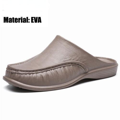 Men's Plus Size Slippers Slip On Flats Beach Close Toe Sandals Shoes