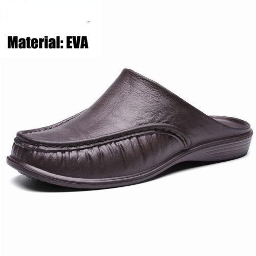 Men's Plus Size Slippers Slip On Flats Beach Close Toe Sandals Shoes