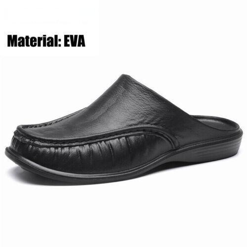 Men's Plus Size Slippers Slip On Flats Beach Close Toe Sandals Shoes