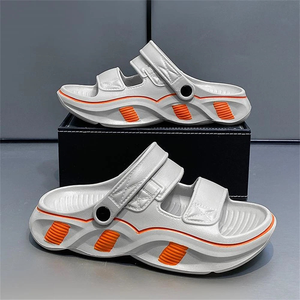 Mens Slides Sandals Thick Cushion Sandals Lightweight Open Toe Summer Slippers