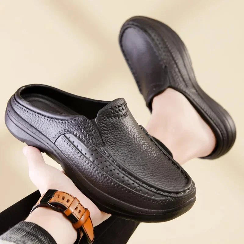 New Fashion Sandals High Quality Slippers Soft Beach Sandals Men Slip on